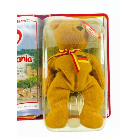 McDonalds Ty Beanies Spangle Rex Bronty and Germania Lot of 4 New and Unopened - Picture 9 of 11